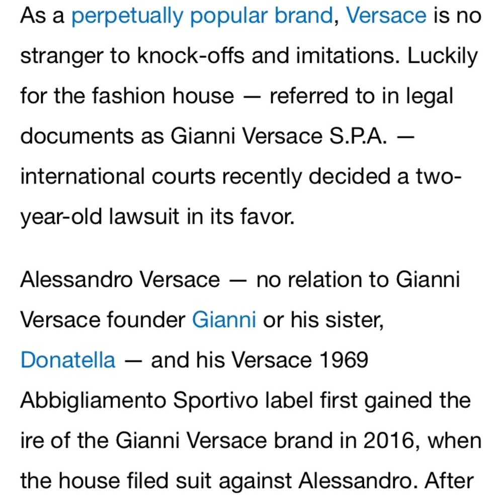 Versace 1969 KNOWLEDGE